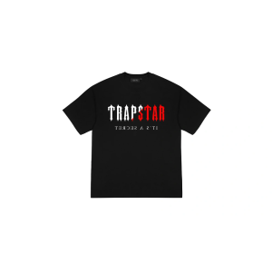 Trapstar Decoded Black/Red Gradient T-shirt
