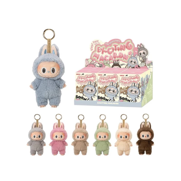 Pop Mart Labubu The Monsters Tasty Macarons Vinyl Plush Pendant Single Blind Box - Image 2