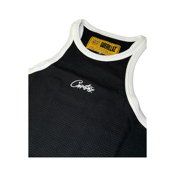 Corteiz Womens Allstarz Black Tank Top - Image 2