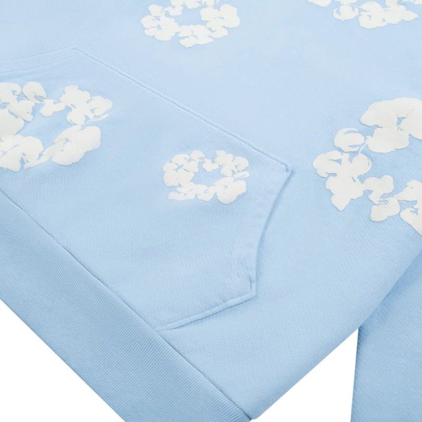 Denim Tears The Cotton Wreath Sweatshirt Powder Blue - Image 3
