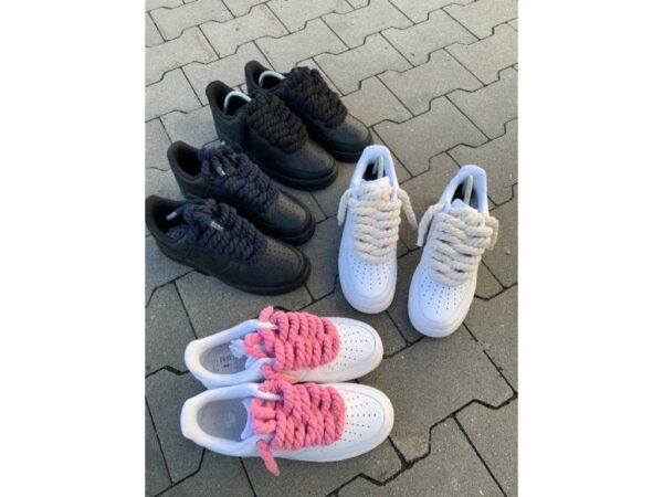 sneakersy air force 1 z grubymi sznurówkami różne kolory