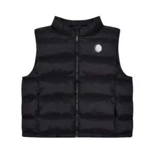 trapstar-arch-gilet-black-front: Przód bezrękawnika Trapstar arch Gilet Black
