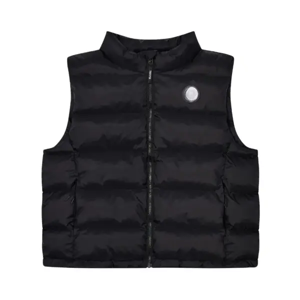 trapstar-arch-gilet-black-front: Przód bezrękawnika Trapstar arch Gilet Black