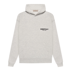 fear-of-god-essentials-hoodie-light-oatmeal-front: Przód bluzy Fear of God Essentials Light Oatmeal