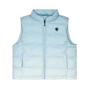 trapstar-irongate-arch-gilet-blue-gradient-front: Przód bezrękawnika Trapstar Irongate Arch Gilet Blue Gradient