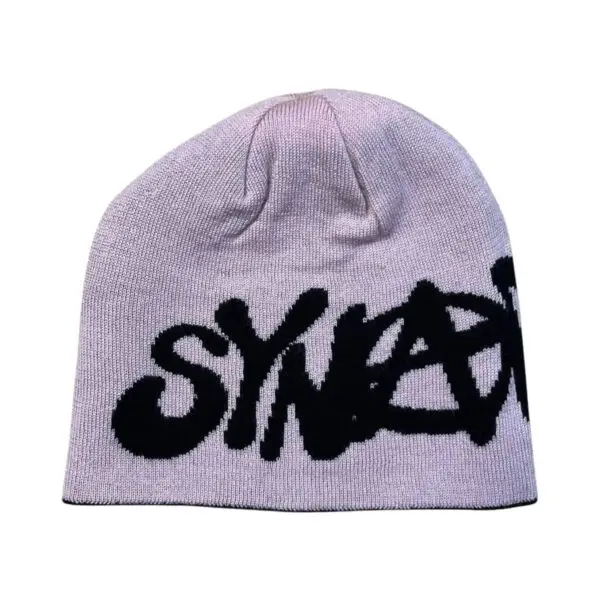 syna-world-central-cee-reversible-beanie-front: Przód czapki w wersji white
