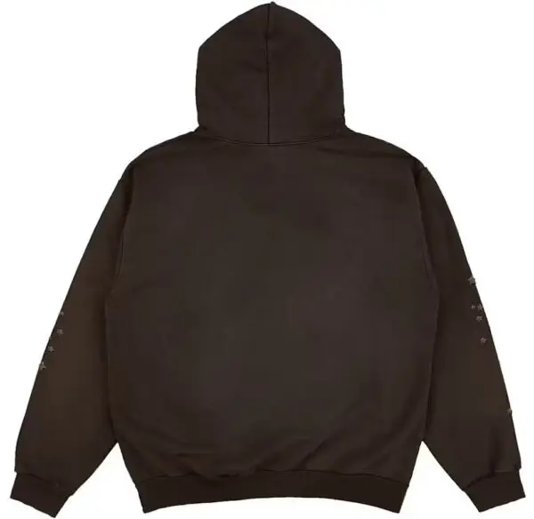 Sp5der x Travis Scott CJ Days Before Rodeo Hoodie Brown - obrazek 2
