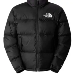 THE-NORTH-FACE-1996-Retro-Nuptse-Jacket-front-Black: Kurtka puchowa the nort face z przodu