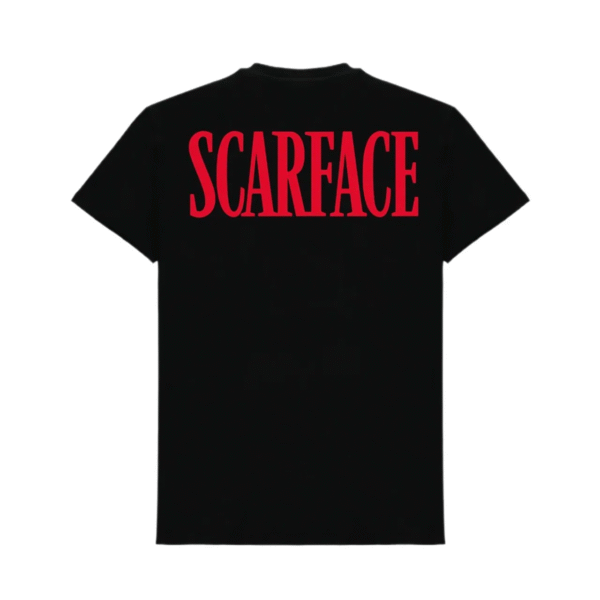 trapstar-scarface-who-do-i-trust-tee-front: Tył koszulki TRAPSTAR X SCARFACE WHO DO I TRUST TEE