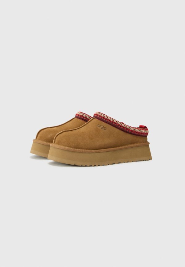 ugg-tazz-slipper-chestnut-womens-platform-overall: Para kapci ugg tazz slipper chestnut womens platform