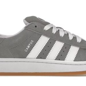 Adidas Campus 00s Grey Gum — profil boczny z podeszwą gumową