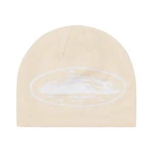 Corteiz Alcatraz Beanie – Cream