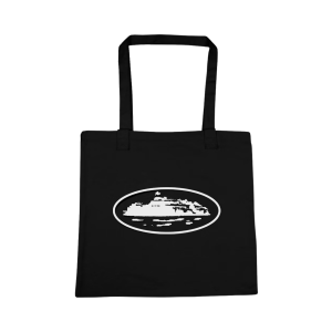 Corteiz Tote Bag czarna — widok z przodu