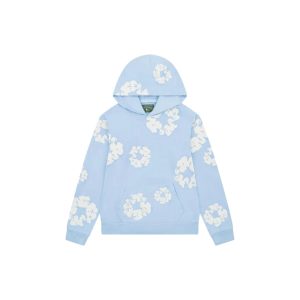 Denim Tears The Cotton Wreath Sweatshirt Powder Blue — widok z przodu