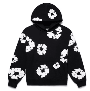 Denim Tears The Cotton Wreath Sweatshirt Black — widok z przodu