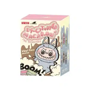 Pop Mart Labubu The Monsters Tasty Macarons Vinyl Plush Pendant Single Blind Box