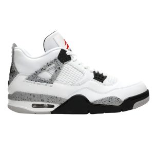 Air Jordan 4 White Cement Widok Z Boku