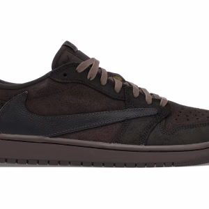 Air Jordan 1 Low Travis Scott Velvet Brown — widok z boku