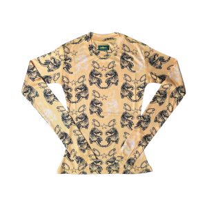 Corteiz Women’s Tiger Mesh Longsleeve Yellow damski siatkowy longsleeve żółty