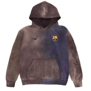 ravis Scott x Nike x FC Barcelona Split-Dye Hoodie — przód bluzy
