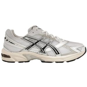 ASICS Gel-1130 White Cloud Grey — przód z logo ASICS