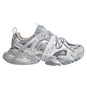 adidas XLG Runner Deluxe Grey JR9633 — masywne sneakersy lifestyle z siateczkową cholewką