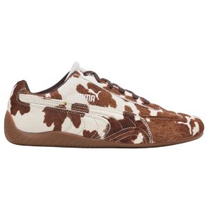 Puma Speedcat Cow Print — widok z boku, krowi print i formstrip
