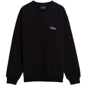 Dime MTL Classic Logo Relaxed Men's Sweatshirt — przód bluzy z haftowanym logo