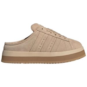 Adidas Campus 00s Winter Low Magic Beige – widok z boku, beżowa zamszowa cholewka i gumowa podeszwa