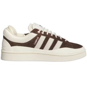 Adidas Campus Bad Bunny Brown – widok z boku z trzema paskami adidas