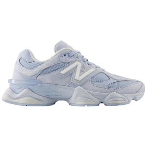 New Balance 9060 Sea Salt Oxford Blue z grubą podeszwą ABZORB N-ergy