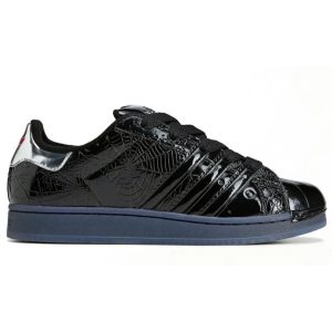 adidas x Sp5der Superstar Black – bok z 3-Stripe