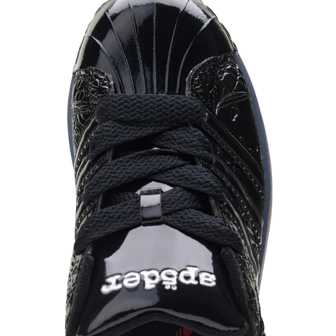 adidas x Sp5der Superstar Black – shell toe przód