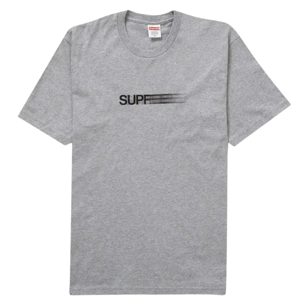 Supreme Motion Logo Tee SS23 Heather Gray przód