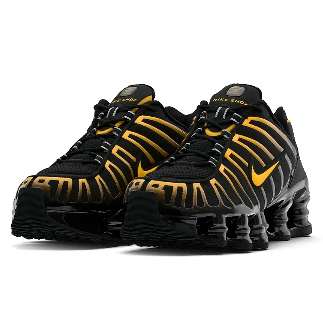 Nike Shox TL Black University Gold przód